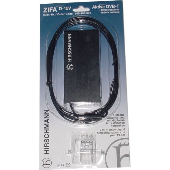 DVB T Antenne Hirschmann ZIFA D 15V DVB T DVB T2 UKW DAB TV